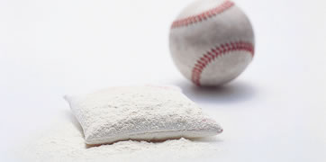 イメージ:ロジンと野球の関係は?